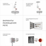 Умная подвесная люстра с прозрачным хрусталем 60159 хром