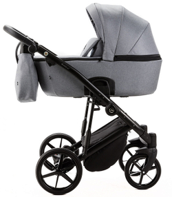 Детская коляска Adamex Mobi New 2 в 1 MN-TK60 СЕРЫЙ
