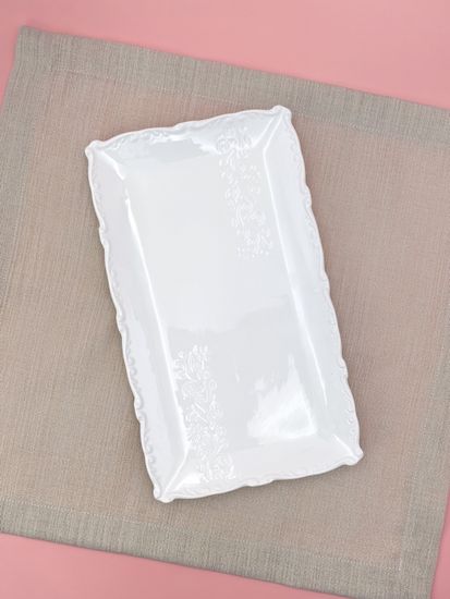 Блюдо прямоугольное 27,5х16 см. набор 4 шт. "Орнамент"