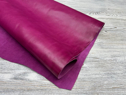 Odessa Fuxia (1,1-1,3 мм), цв. Розовый, натуральная кожа