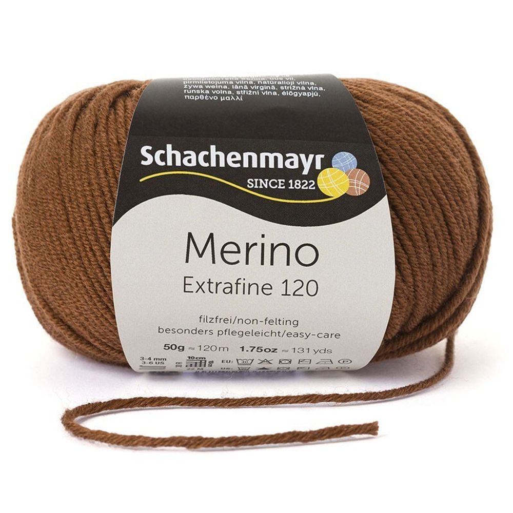 Пряжа Schachenmayr Merino Extrafine 120 (00111)