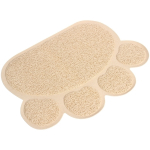 Коврик для животных «ДОНКОТТИКО», лапушка, цвет бежевый, 30*40см (лейбл)