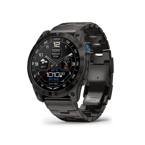 Умные часы Garmin D2 Mach 1 Pro Aviator Smartwatch/Vented Titanium 51 мм 010-02804-81