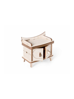 Деревянный конструктор Lemmo МОДЕЛЬ "НАБОР МЕБЕЛИ ДЕТСКАЯ", 155 деталей