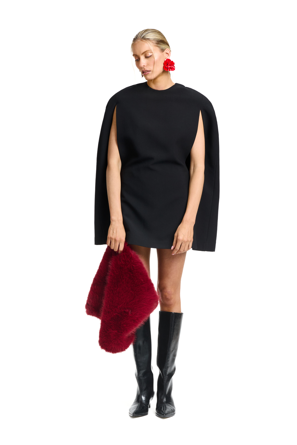 Кейп удлиненный Invitation black