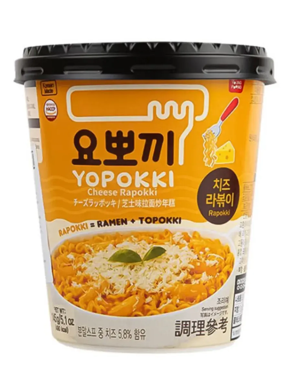 Рисовые клецки с лапшой Рапокки в сырном соусе 145г