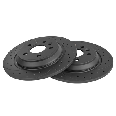 Диск тормозной задний перфорированный PRO-Line с покрытием (компл.2 шт) VOLVO S60 II/S80 II/XC70 III 2006 /D=302mm GANZ GIJ06109S