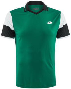 Мужское поло теннисное Lotto Top Ten II Polo PL - garden/all black