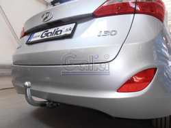 Фаркоп оцинкованный Galia H088C для Hyundai i30 универсал 2012-2018, Kia Ceed универсал 2012-2018(паспорт и сертификат в комплекте)(без электрики)