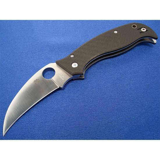 Складной нож Spyderco Superhawk C116CFP c клинком из стали VG-10, рукоять карбон