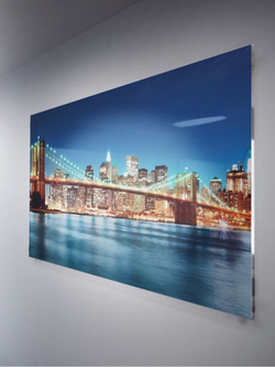 Фото на стекле "Бруклинский мост" Декор для дома, подарок
