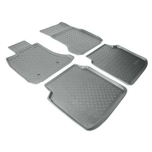 Ковры в салон Norplast/Unidec для BMW 7 в кузове F02 (2008-2015), Серый, арт.NPL-Po-07-41-G