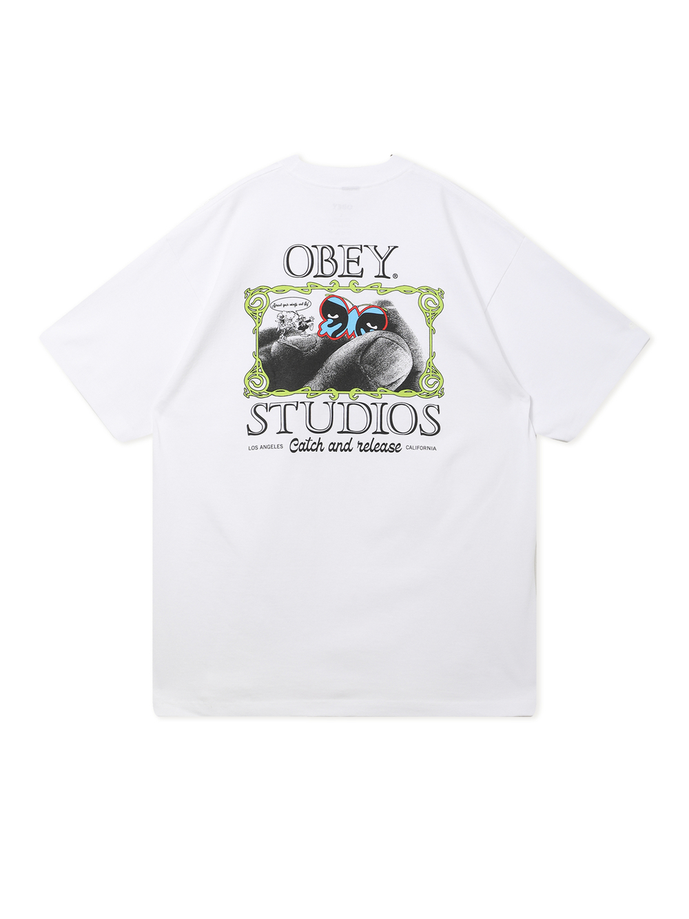 Мужская Футболка Obey Catch And Release