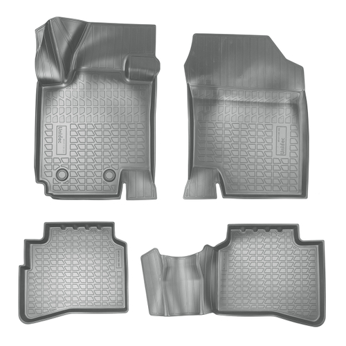 Ковры в салон Norplast/Unidec для JAC JS4 (2021-)Полиуретан,Серый, арт.NPA11-C38-200-G