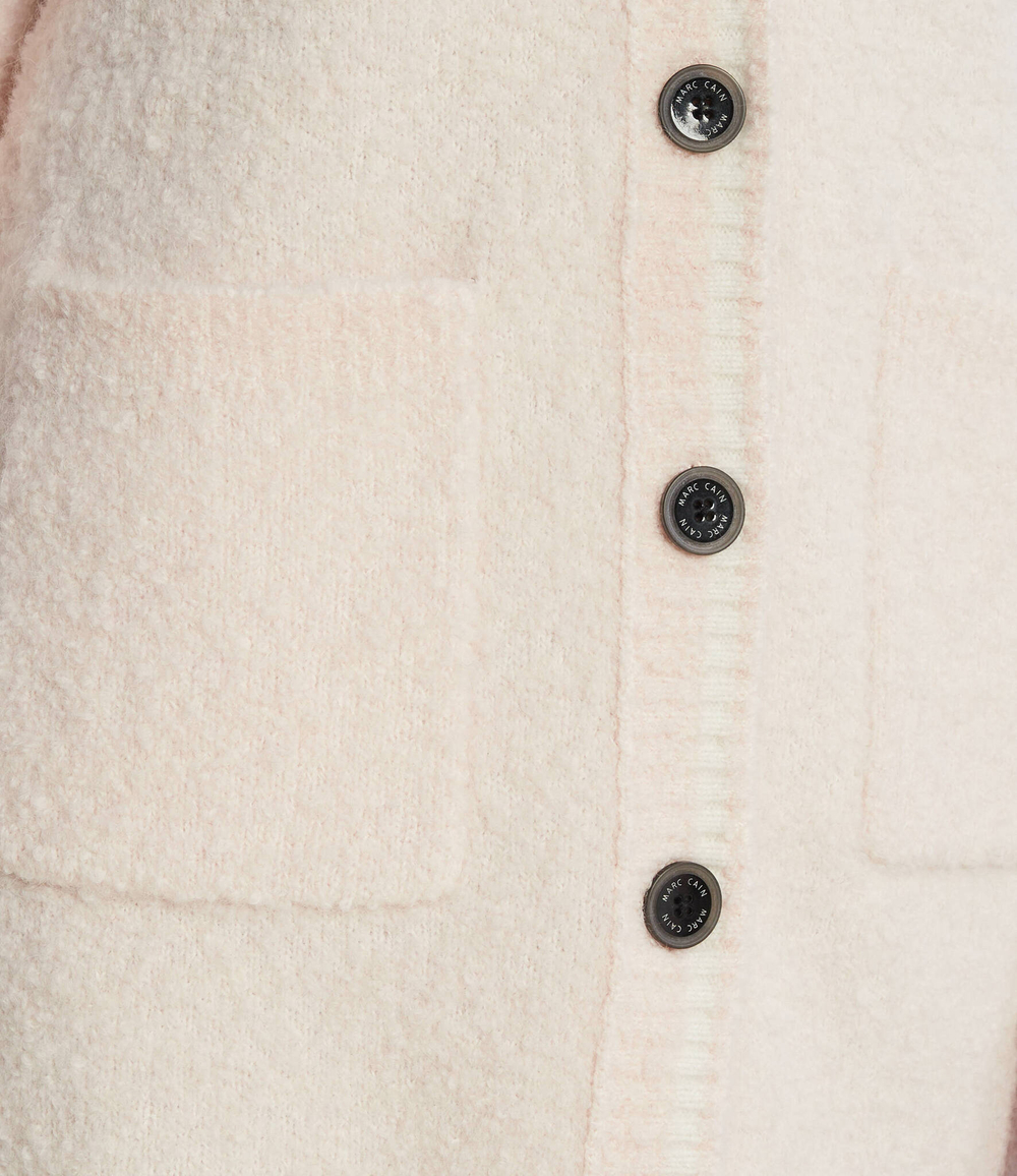 Хлопковый кардиган Marc Cain - кремовый (VS 11.05 M57)