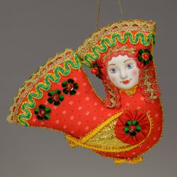 Ёлочная игрушка Птица Гамаюн