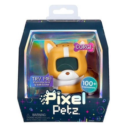 Pixel Petz/ Интерактивная собака Корги/ Цифровой питомец/ 100 реакци/ 540298