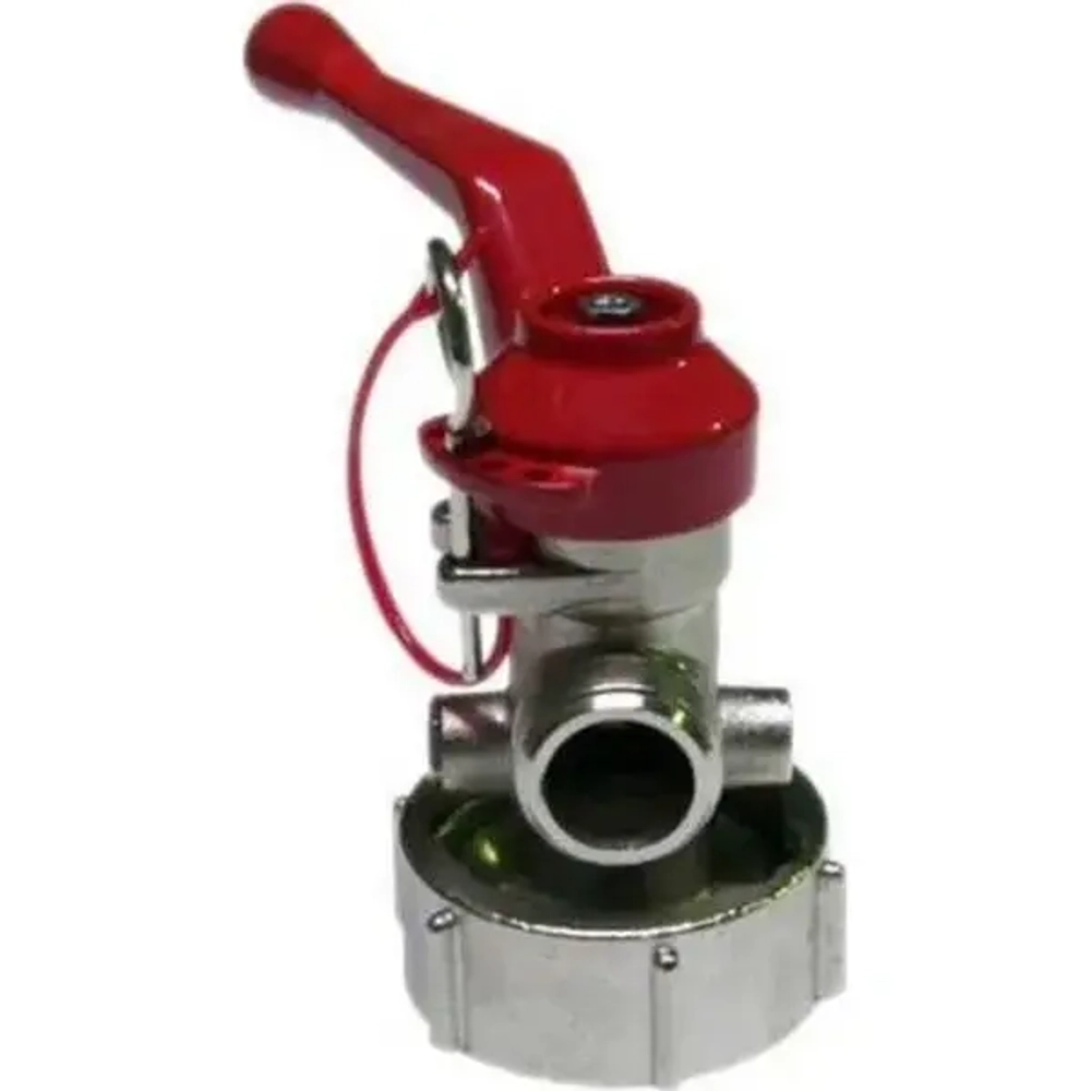 Запорно-пусковое устройство ЗПУ для огнетушителей ОП с чекой | купить на ob01.ru