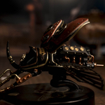 Жук-носорог (Rhinoceros Beetle) MI01 от ROKR - Конструктор, сборная механическая модель, 3D пазл, для интерьера