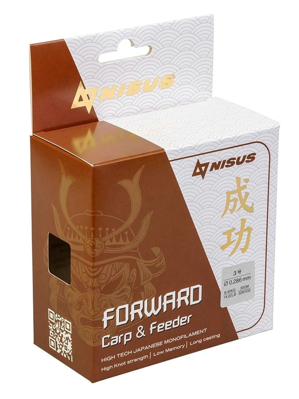 Леска для рыбалки Nisus FORWARD Carp&Feeder brown Nylon 0,437mm/150m (N-FCF-0437-150)