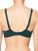 Бюстгальтер с мягкой чашкой из мягкой микрофибры с мерцающим блеском (Размер: 100D) (Цвет: темно-синий)