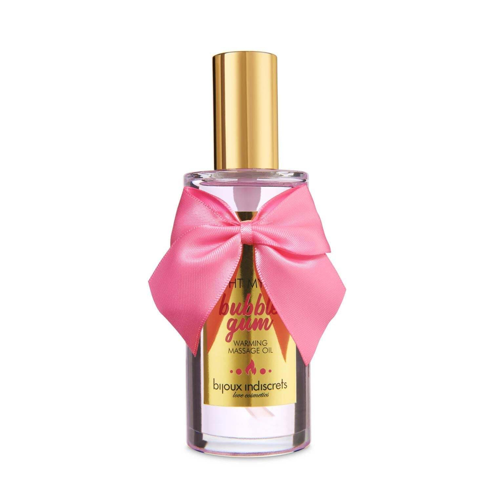 Набор Bijoux Indiscrets Bubble Gum Play Kit: блеск для губ, разогревающее масло, лубрикант 2в1