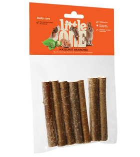 Литтл Уан Лакомство для грызунов Ветви орешника, палочки для изгрызания 7х5гр