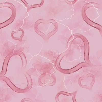 Сердца флюид Арт абстракция