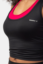 Майка SPORTY SLIM-FIT CROP TANK TOP 422 Черная