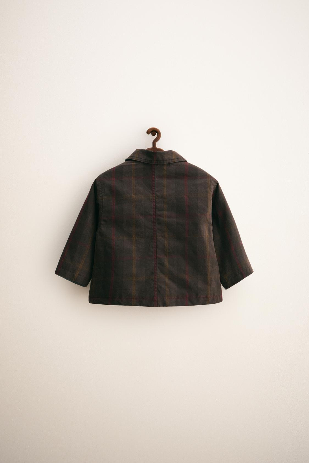 ZARA TIMELESS — ВОЩЕНАЯ КУРТКА, ТЕМНО-КОРИЧНЕВЫЙ