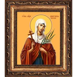 Анастасия Шилова мученица. Икона на холсте.
