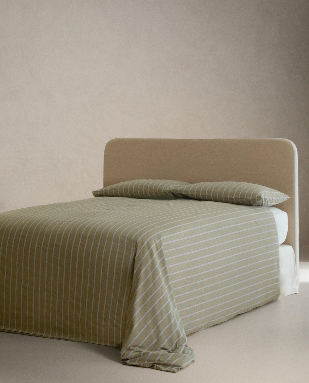 Пододеяльник Zara Home перкаль, хлопок 100%, в полоску, 5184/088