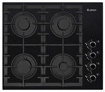 Поверхность варочная Гефест СВН 2230 К3 (черн стекл.двойн.реш.сереб ручки)