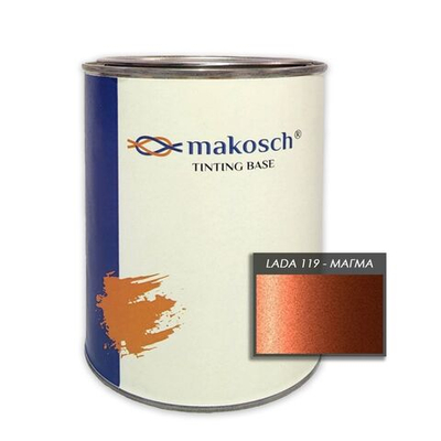 Автоэмаль makosch/LADA Granta 119, Базовая эмаль, оранжевый, 800мл.