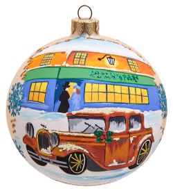 НФШ-1259 Ел.украшение Шар «Автомобиль» 100 мм