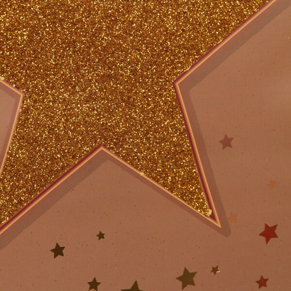 Пакет подарочный «Звёздный стиль» 32*26*12 см