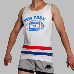 Мужская майка белая Superbody New York White 19516