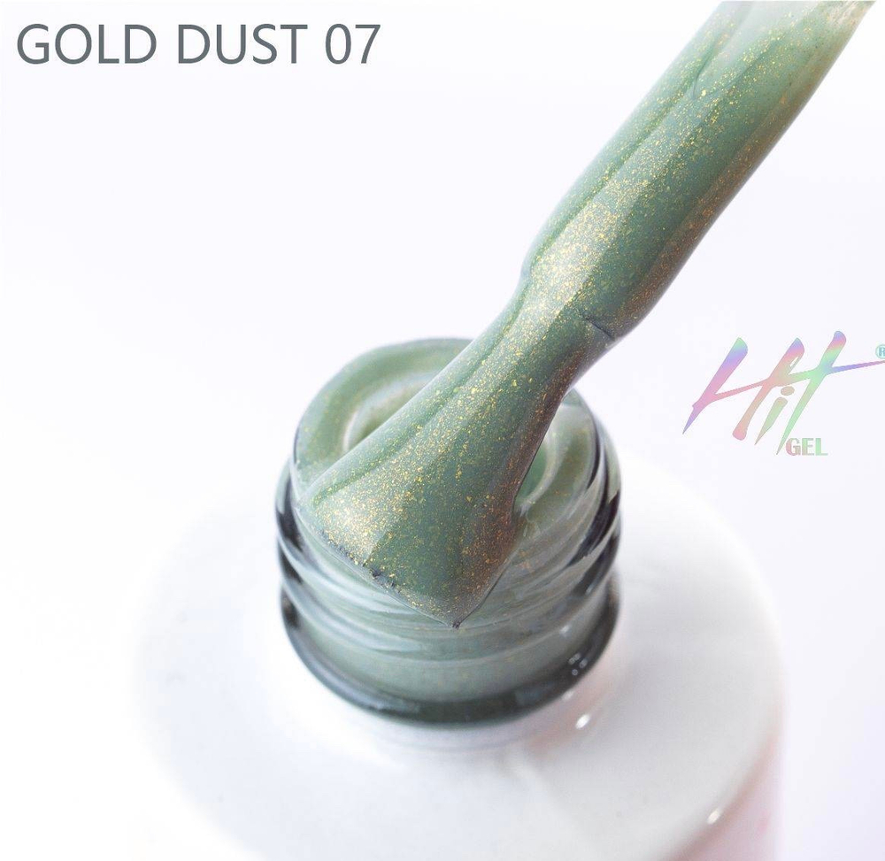 Гель-лак ТМ "HIT gel" №07 Gold dust, 9 мл