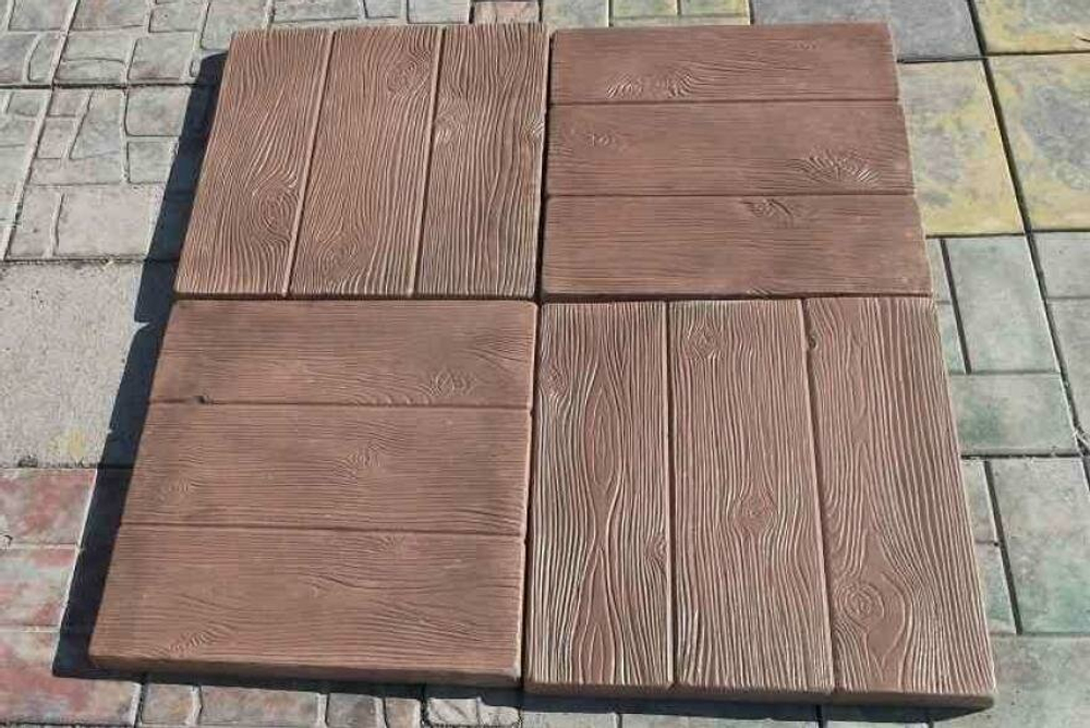 Плитка тротуарная 3 доски