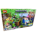 Конструктор Майнкрафт XINH, MINEBLOCKS 5129 "Крепость в джунглях" 744 деталей 8in1