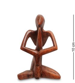 Decor and Gift 91-019 Статуэтка АБСТРАКЦИЯ молитва 10 см (красное дерево)