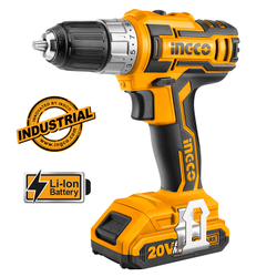 INGCO Аккумуляторная дрель-шуруповерт Li-Ion INDUSTRIAL/20V/ CDLI2002