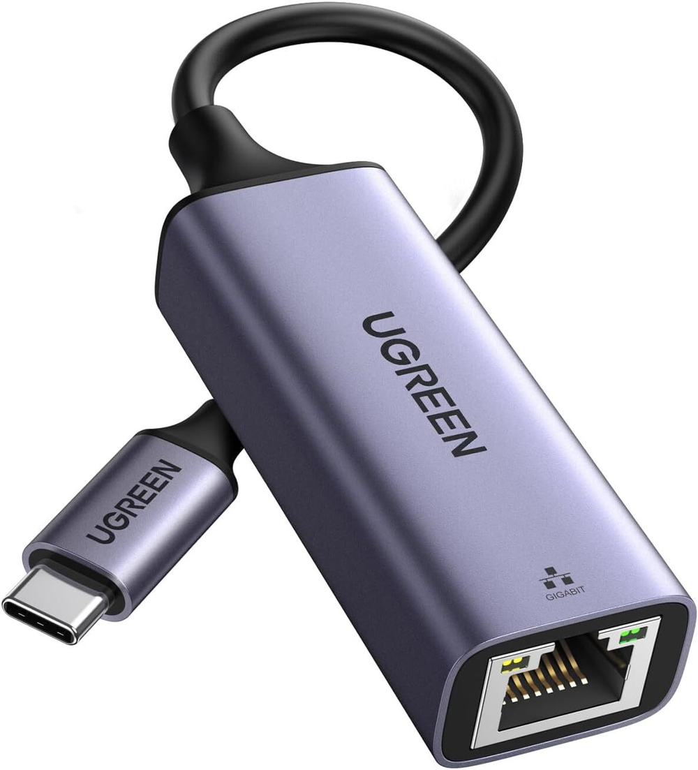 Конвертер USB 3.1 Type C на LAN RJ-45,10/100/1000 Mbps UGREEN 50737