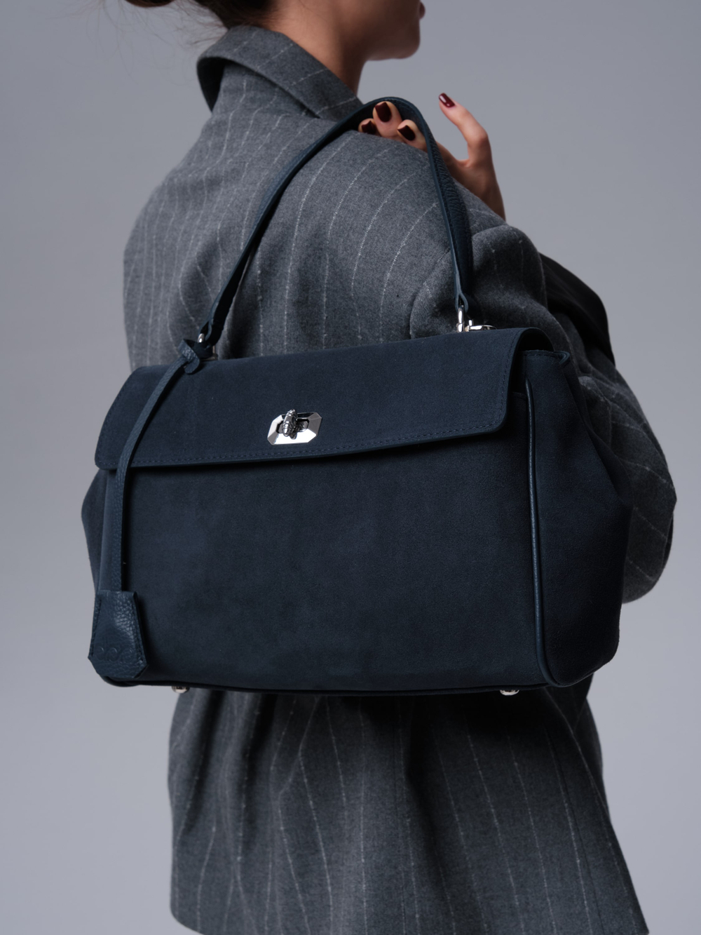 Замшевая сумка Nadi DBR 31356 синий