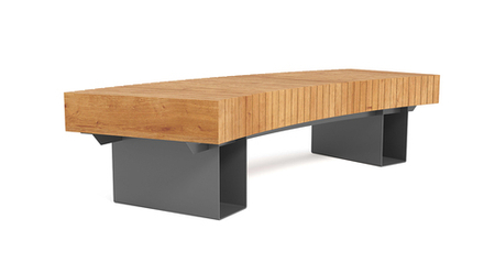 Скамья радиусная 2000ммх650ммх450мм SK00083