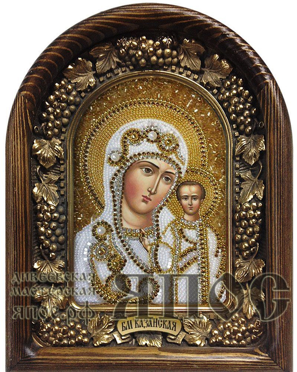 Икона Пресвятая Богородица Казанская бисер