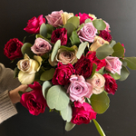 🌸 Витражный микс — букет интерьерных роз — 8 марта у Феи