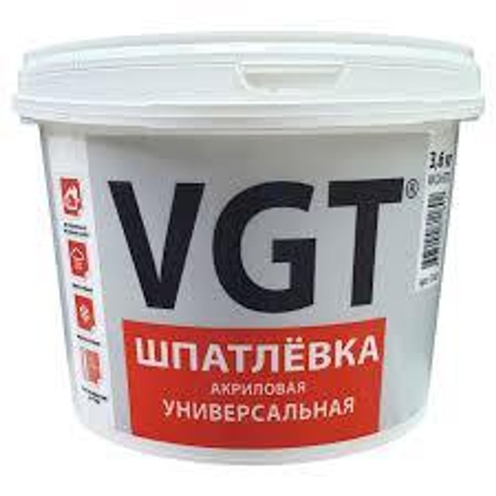 ШПАТЛЕВКА ДЛЯ ВНУТРЕННИХ РАБОТ 3,6 КГ &quot;ВГТ&quot;