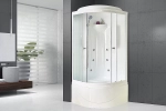 Душевая кабина Royal Bath RB90BK2-M 90x90 профиль белый/стекло матовое