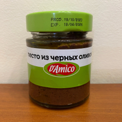 Соус Песто из черных оливок по-тоскански 180 гр Италия